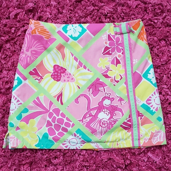 Lilly Pulitzer Other - Lily Pulitzer Wrap Skirt Skort